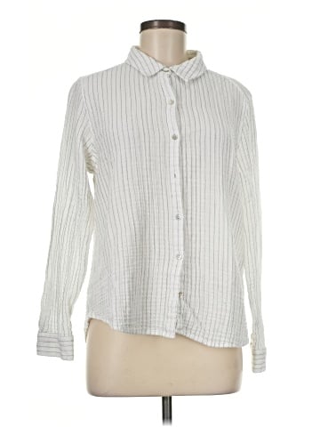 Eileen Fisher Long Sleeve Button-Down Shirt (view 1)