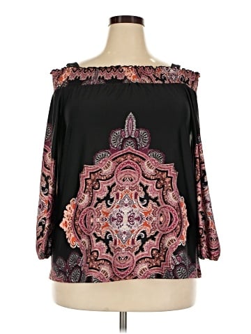 Avenue 3/4 Sleeve Blouse (view 1)