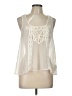 Jolt 100% Polyester Ivory Tank Top Size L - photo 1