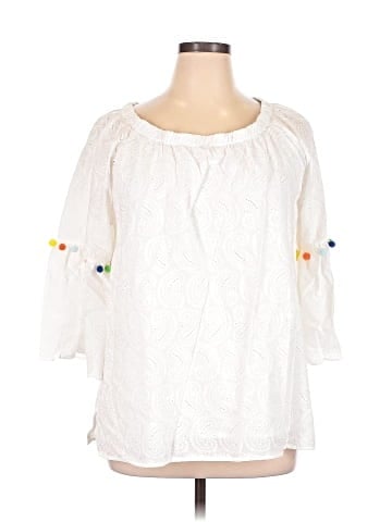 Ali Miles 3/4 Sleeve Blouse (view 1)