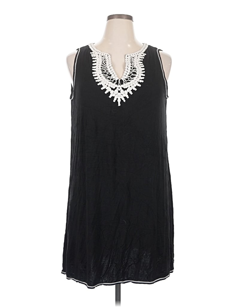 Pre-owned Max Studio Sleeveless Blouse In Black