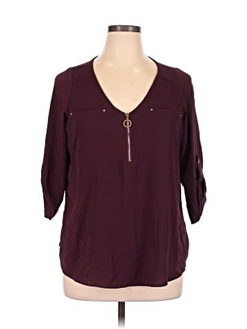 Tempted Hearts 3/4 Sleeve Blouse (view 1)