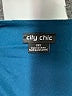 City Chic 100% Polyester Blue Long Sleeve Blouse Size XXS - photo 7