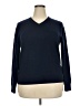 Saks Fifth Avenue Blue Wool Pullover Sweater Size XXL - photo 1