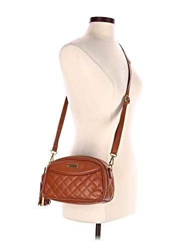 Joy & Iman Leather Crossbody Bag (view 2)