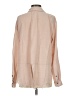 Umgee Pink Tan Long Sleeve Blouse Size S - photo 2