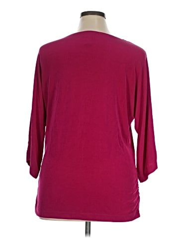 Travelers by Chico's 3/4 Sleeve T-Shirt (view 2)