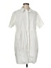 Missguided 100% Cotton Ivory Short Sleeve Button-Down Shirt Size 8 - photo 1