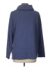 Chico's Stripes Purple Blue Turtleneck Sweater Size Lg (2) - photo 2