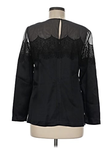 Tory Burch Long Sleeve Silk Top (view 2)
