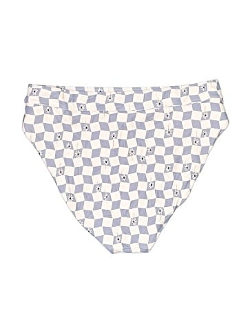 Madewell High-Rise Crossover Bikini Bottom in Geo Daisy (view 2)