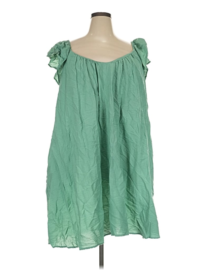 Pre-owned Eloquii Casual Dress In Green