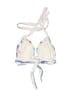 Valentine Print Blue Swimsuit Top Size S - photo 2