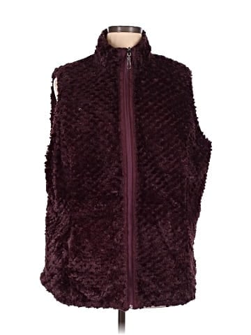 Denim & Co Faux Fur Vest (view 1)