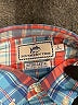 Southern Tide Plaid Blue Long Sleeve Button-Down Shirt Size 12 - 14 - photo 3