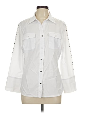 Zac & Rachel 3/4 Sleeve Button-Down Shirt (view 1)