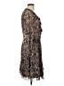 Scully 100% Polyester Paisley Brown Casual Dress Size L - photo 4