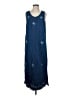 Basic Editions 100% Cotton Stars Blue Casual Dress Size M - photo 1