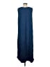 Basic Editions 100% Cotton Stars Blue Casual Dress Size M - photo 2