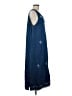Basic Editions 100% Cotton Stars Blue Casual Dress Size M - photo 4