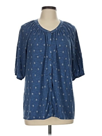 L.L.Bean Short Sleeve Blouse (view 1)