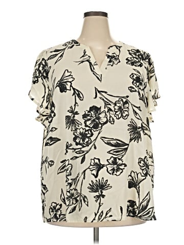 Maurices Short Sleeve Blouse (view 1)