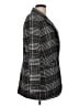 Ann Taylor LOFT Plaid Gray Coat Size 10 - photo 4