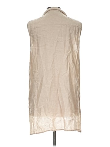 Sharagano Sleeveless Button-Down Shirt (view 2)