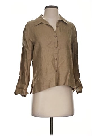 Eileen Fisher 3/4 Sleeve Button-Down Shirt (view 1)