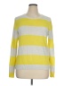 Gap 100% Cotton Stripes Yellow Pullover Sweater Size XL - photo 1