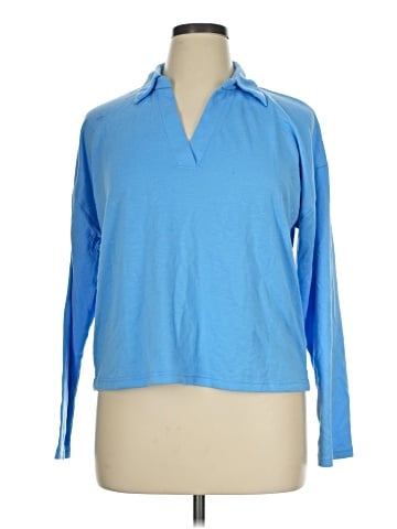 J.Crew Factory Store Long Sleeve Polo (view 1)