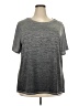 Bcg 100% Polyester Metallic Gray Active T-Shirt Size 2X - photo 1
