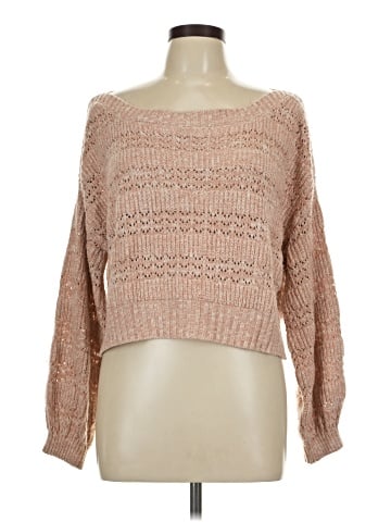 Pink Rose Pullover Sweater (view 1)