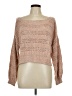 Pink Rose 100% Acrylic Tan Pullover Sweater Size L - photo 1