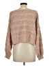 Pink Rose 100% Acrylic Tan Pullover Sweater Size L - photo 2