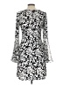 MSK Paisley Silver Cocktail Dress Size L (estimated) - photo 2