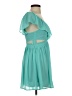 Keepsake 100% Polyester Teal Cocktail Dress Size 2 - photo 4