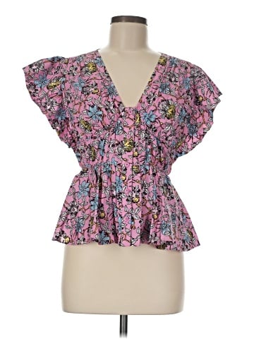 Derek Lam 10 Crosby Short Sleeve Blouse (view 1)