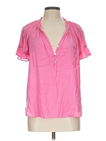 Rose + Olive Short Sleeve Blouse (view 1)
