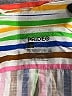 Target Stripes Orange Short Sleeve Button-Down Shirt Size M - photo 4