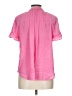 Rose + Olive 100% Polyester Pink Short Sleeve Blouse Size L - photo 2