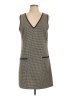 Max Studio Houndstooth Gray Casual Dress Size L - photo 1