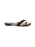 B.O.C 100% Leather Black Flip Flops Size 8 - photo 1