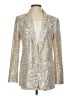 Ann Taylor LOFT Metallic Gold Blazer Size 4 - photo 1