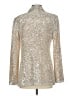 Ann Taylor LOFT Metallic Gold Blazer Size 4 - photo 2