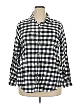 Lands' End Long Sleeve Button Down Shirt
