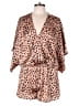 AaKaa Animal Print Tan Romper Size M - photo 1