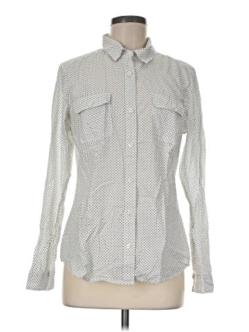 Ann Taylor LOFT Long Sleeve Button-Down Shirt (view 1)