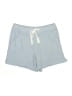Talbots 100% Cotton Solid Blue Athletic Shorts Size Lg Petite - photo 1