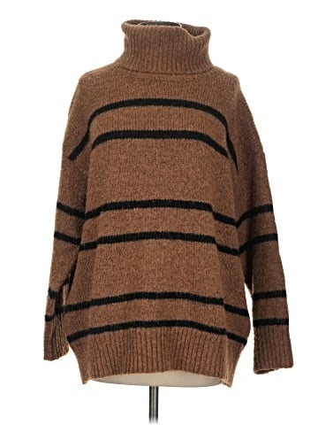Line & Dot Turtleneck Sweater (view 1)